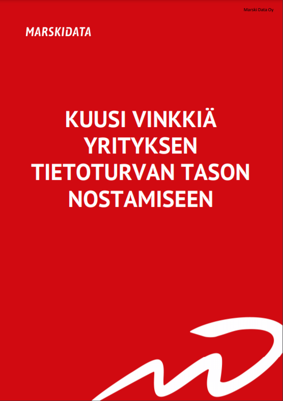 Marski Datan tietoturvaoppaan kansi